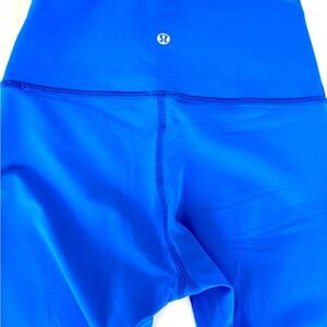 Lululemon leggings bright blue size 6